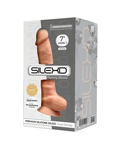 SILEXD - MODELLO 1 PENE REALISTICO PREMIUM SILEXPAN SILICONE 17.5 CM