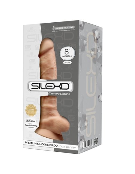 SILEXD - MODELLO 1 PENE REALISTICO PREMIUM SILEXPAN SILICONE 20 CM