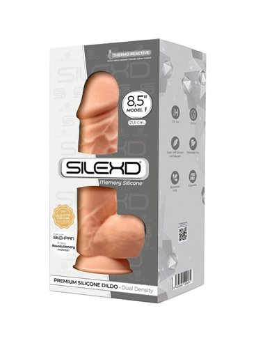 SILEXD - MODELLO 1 PENE REALISTICO PREMIUM SILEXPAN SILICONE 21.5 CM