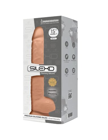 SILEXD - MODELLO 1 PENE REALISTICO PREMIUM SILEXPAN SILICONE 38 CM