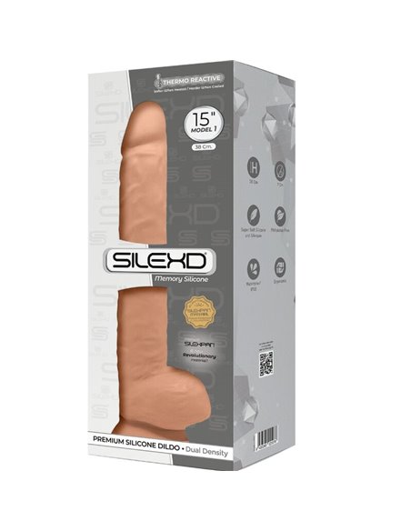 SILEXD - MODELLO 1 PENE REALISTICO PREMIUM SILEXPAN SILICONE 38 CM