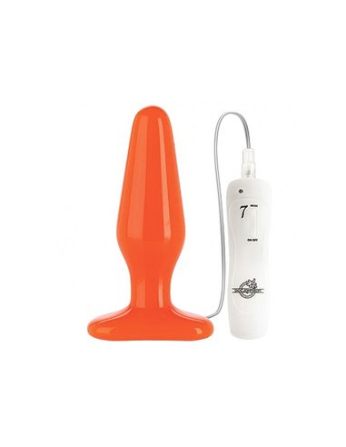 VIBRATORE ANALE Plug - Thick - Orange