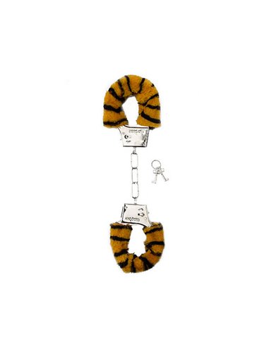 MANETTE MORBIDE Furry Handcuffs - Tiger