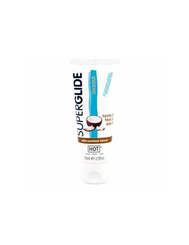 LUBRIFICANTE AROMATIZZATO HOT SUPERGLIDE EDIBLE LUBRICANT- COCONUT