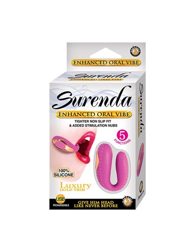 VIBRATORE MINI Surenda Enhanced Oral Vibe - Pink