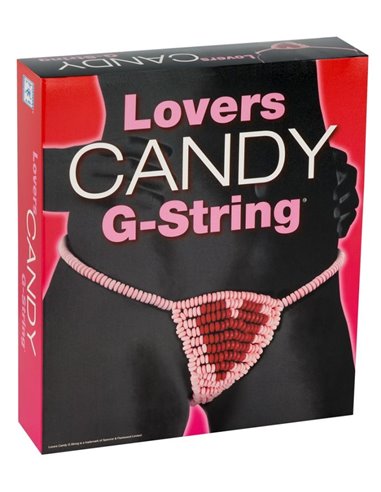 MUTANDINA CON PERLE DI ZUCCHERO Candy g-string heart