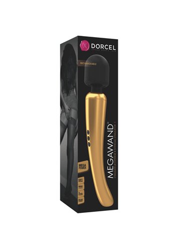 VIBROMASSAGGIATORE "MegaWand Rechargeable - GOLD" DORCEL