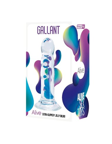 Gallant Jelly Dildo -Trasparente - 14 cm