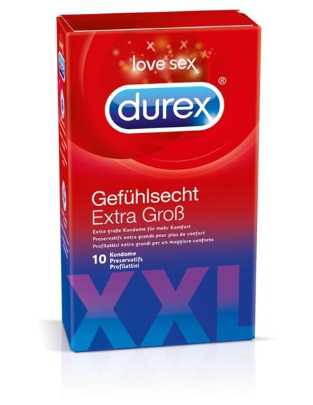 Preservativi Durex ExtraLarge 10 pz.