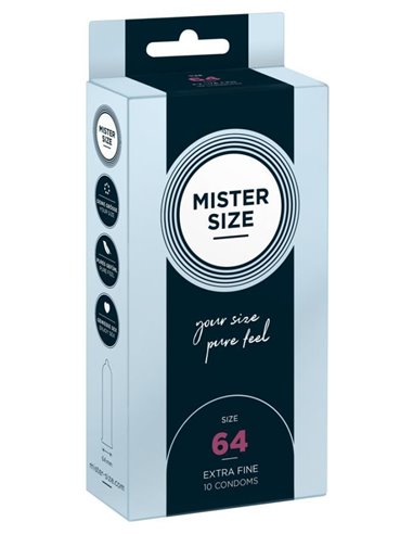 Preservativi Mister Size 64mm pack of 10