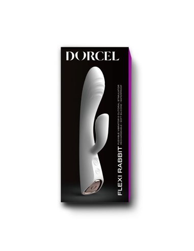 Vibratore FLEXI RABBIT WHITE Dorcel