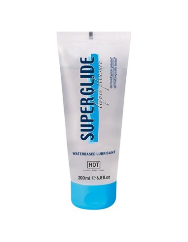 Gel Lubrificante HOT SUPERGLIDE LIQUID PLEASURE 200 ml.