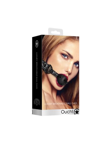 Breathable Luxury Ball Gag - Black