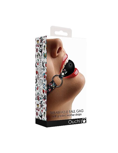 Breatheable Ball Gag - Old School Tattoo