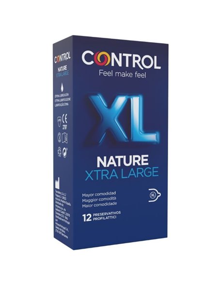 CONTROL - ADAPTA NATURE XL CONDOMS 12 UNITS