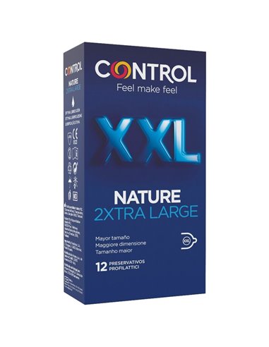 CONTROL - NATURE 2 PRESERVATIVI XTRA LARGE XXL - 12 UNITÀ