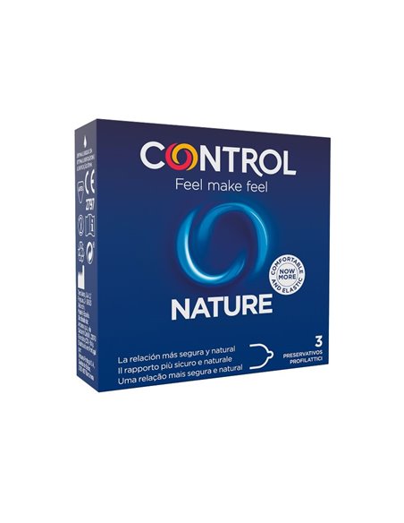 CONTROL - PRESERVATIVI ADAPTA NATURE 3 UNITÀ