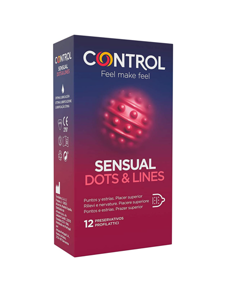 CONTROL - PUNTI E LINEE SENSUALI 12 UNITÀ