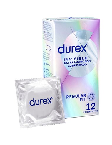 DUREX - INVISIBILE EXTRA LUBRIFICATO 12 UNITÀ