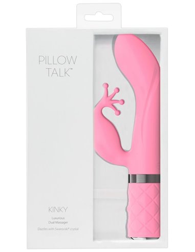 VIBRATORE DOPPIO PER PUNTO G Pillow Talk Kinky rosa