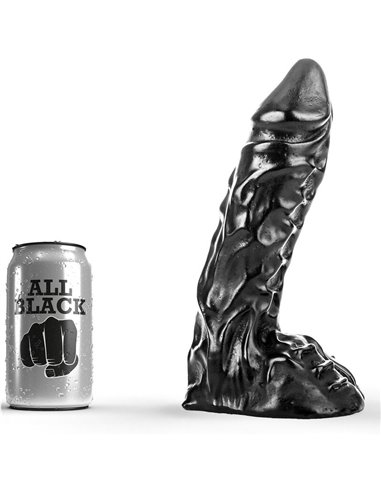 ALL BLACK - DILDO 23 CM