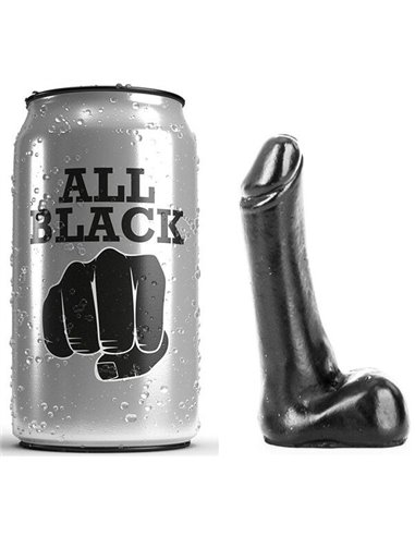 ALL BLACK - DILDO 9 CM