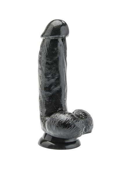 GET REAL - DILDO 12 CM CON SFERE NERO