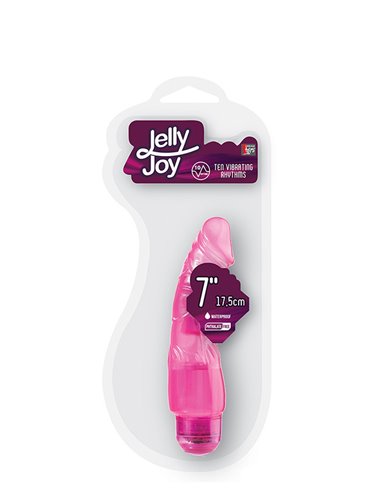 VIBRATORE JELLY JOY 7INCH 10 RHYTHMS - PINK